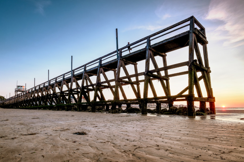 La jetée de Luc-sur-Mer